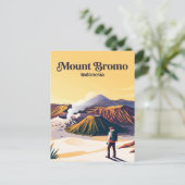Carte Postale Mont Bromo Indonésie (Debout devant)