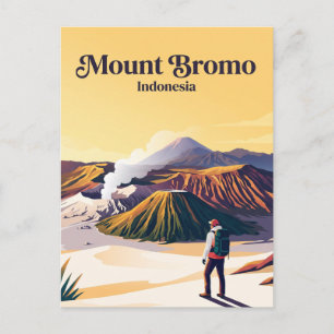 Carte Postale Mont Bromo Indonésie