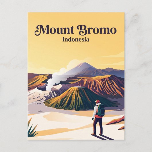 Carte Postale Mont Bromo Indonésie (Devant)