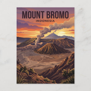 Carte Postale Mont Bromo Indonésie