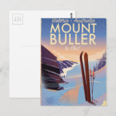 Carte Postale Mont Buller, Victoria Australie (Devant / Derrière)
