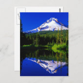 Carte Postale mont capot oregon paysage neige (Devant / Derrière)