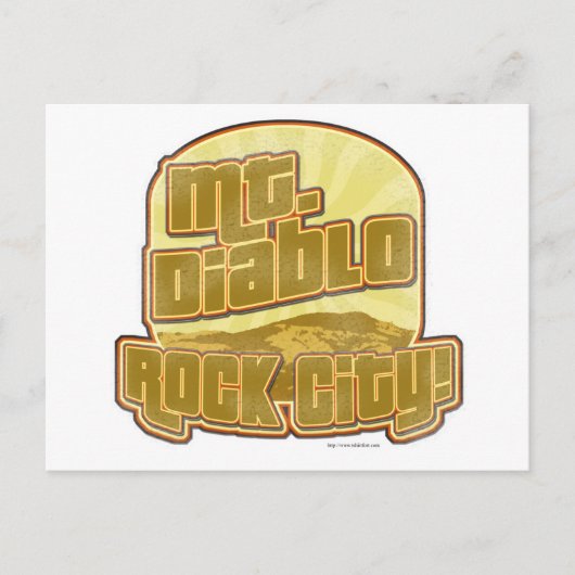 Carte Postale Mont Diablo Rock City (Devant)