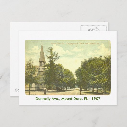 Carte Postale Mont Dora, FL - 1907 (Devant / Derrière)