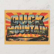 Mont Duck SK Forêt boréale Lac Art