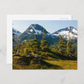 Carte Postale Mont Eccles près de Cordova, Alaska (Devant / Derrière)