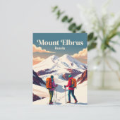 Carte Postale Mont Elbrouz Russie (Debout devant)