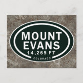 Carte postale Mont Evans 14 265 pi CO Mountain (Devant)