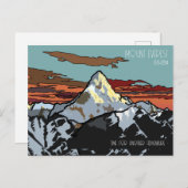 Carte Postale Mont Everest - Le sommet de la planète (Devant / Derrière)