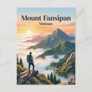 Carte Postale Mont Fansipan Vietnam