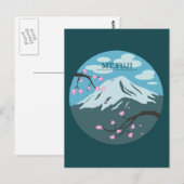 Carte Postale Mont Fuji (Devant / Derrière)