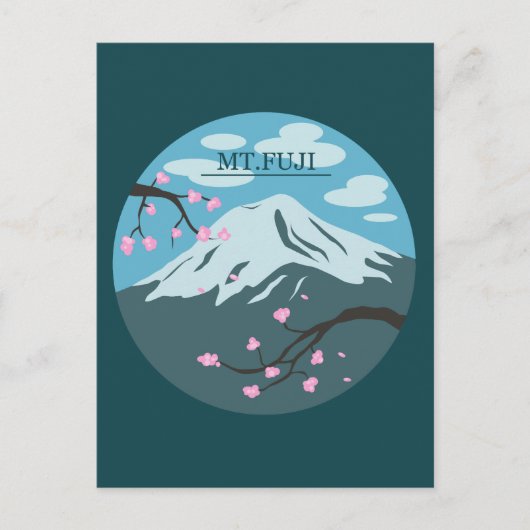 Carte Postale Mont Fuji (Devant)