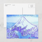 Carte Postale Mont Fuji (Devant / Derrière)
