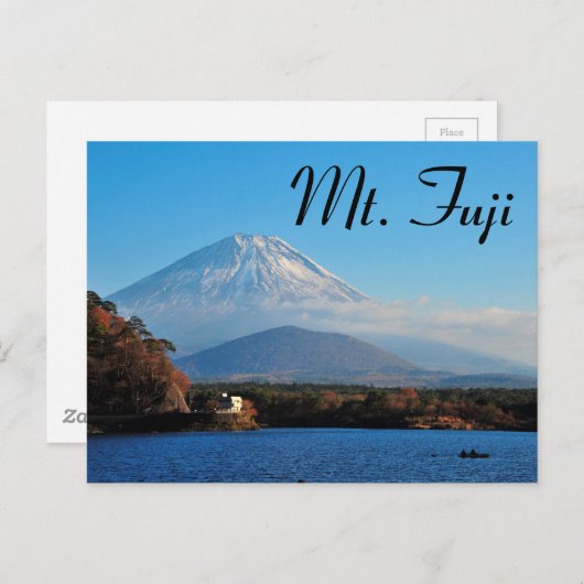 Carte Postale Mont Fuji (Devant / Derrière)