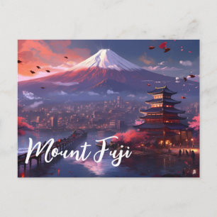 Carte Postale Mont Fuji Japon