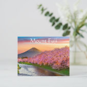 Carte Postale Mont Fuji Japon (Debout devant)
