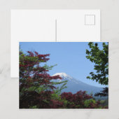 Carte Postale Mont Fuji Japon (Devant / Derrière)