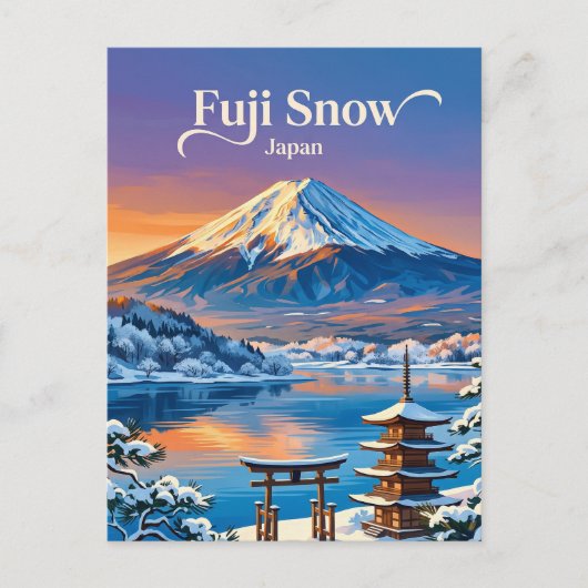 Carte Postale Mont Fuji Japon (Devant)