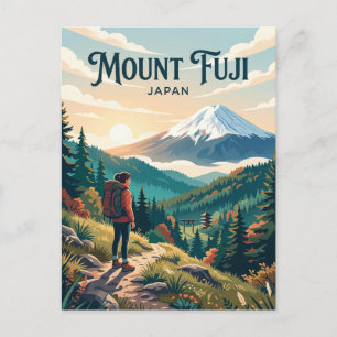 Carte Postale Mont Fuji Japon