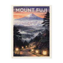 Mont Fuji Japon Vintage