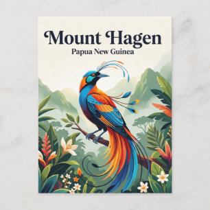 Carte Postale Mont Hagen Papouasie-Nouvelle-Guinée