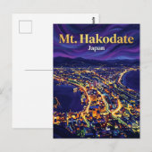 Carte Postale Mont Hakodate Japon (Devant / Derrière)