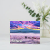 Carte Postale Mont Hood, Oregon, États-Unis (Debout devant)