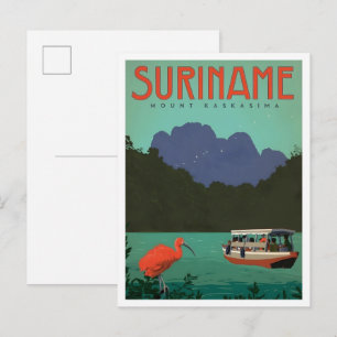 Carte Postale Mont Kaskasima Suriname Voyage Vintage
