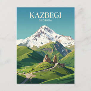 Carte Postale Mont Kazbek Géorgie