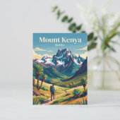 Carte Postale Mont Kenya (Debout devant)