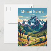 Carte Postale Mont Kenya (Devant / Derrière)