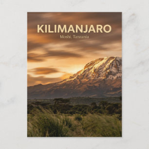 Carte Postale Mont Kilimandjaro, Moshi, région du Kilimandjaro
