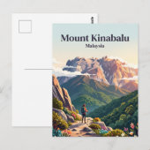Carte Postale Mont Kinabalu Malaisie (Devant / Derrière)