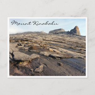 Carte Postale mont kinabalu rocheux