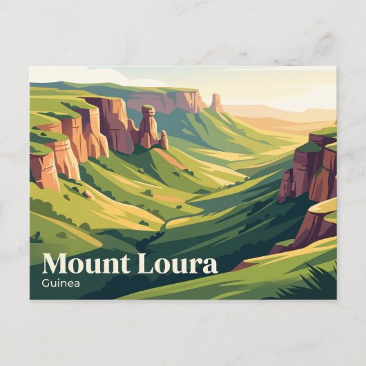 Carte Postale Mont Loura Guinée (Devant)