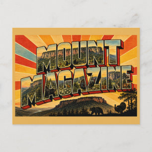 Carte Postale Mont Magazine Point culminant de l'Arkansas Art de