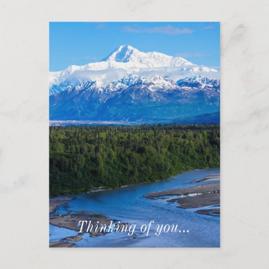Carte Postale Mont McKinley Alaska (Devant)