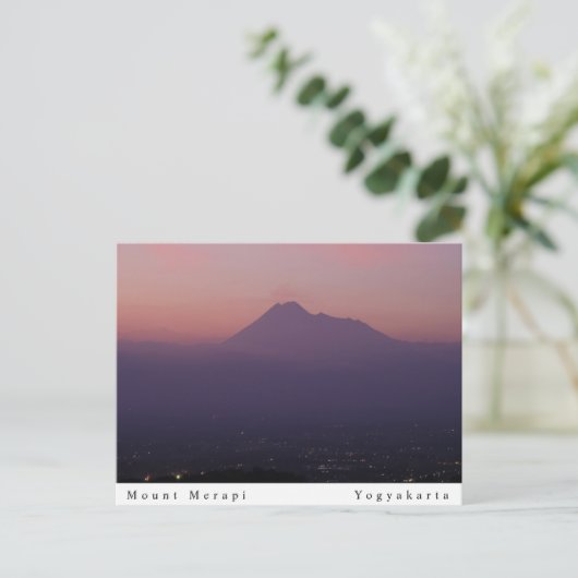 Carte Postale Mont Merapi (Debout devant)