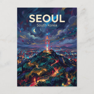 Carte Postale Mont Namsan Corée du Sud