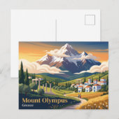 Carte Postale Mont Olympe Grèce (Devant / Derrière)