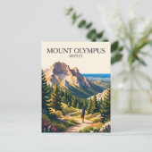 Carte Postale Mont Olympe Grèce (Debout devant)