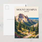Carte Postale Mont Olympe Grèce (Devant / Derrière)