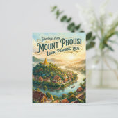 Carte Postale Mont Phousi Laos (Debout devant)
