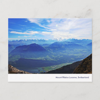 Carte Postale Mont Pilatus, Lucerne, Suisse