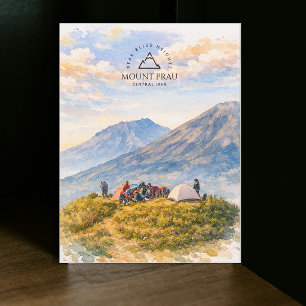 Carte Postale Mont Prau, Java central Voyage d'aventure