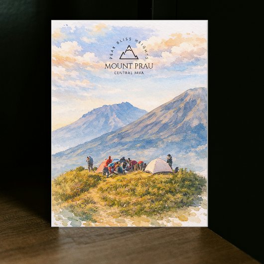 Carte Postale Mont Prau, Java central | Voyage d'aventure