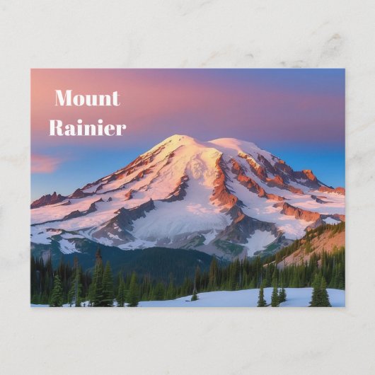 Carte postale Mont Rainier (Devant)