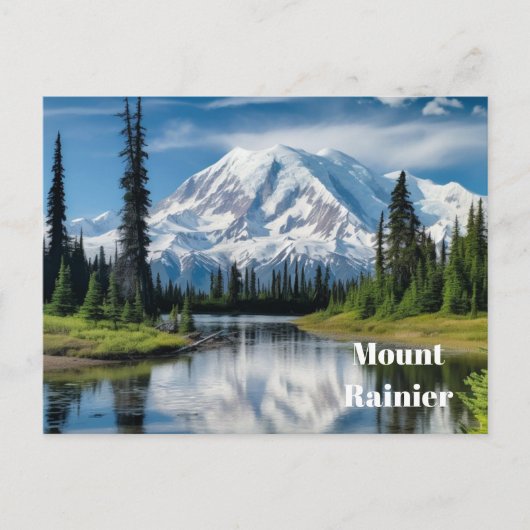 Carte postale Mont Rainier (Devant)