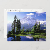 Carte postale Mont Rainier (Devant / Derrière)
