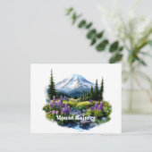 Carte postale Mont Rainier (Debout devant)